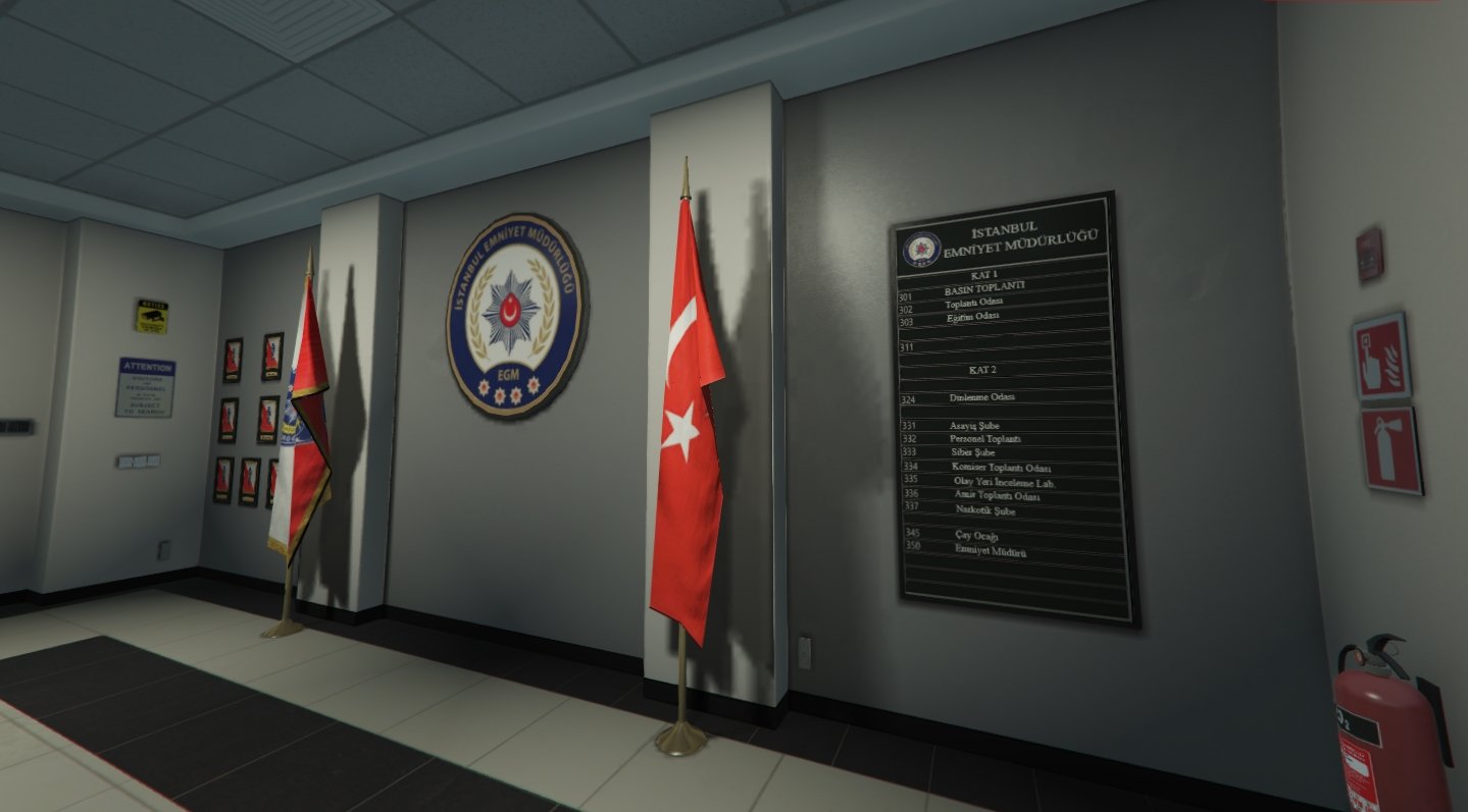 İstanbul Emniyet Müdürlüğü Binası [Türk Tema] [FiveM] - Resim 5