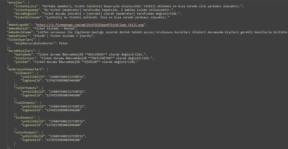 FiveM Discord Botu [Open Source] [Tam Kapsamlı] - Resim 4
