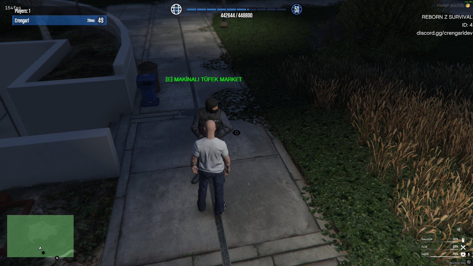 Zombi Tema Survival Temel Sunucu Paketi - Resim 3