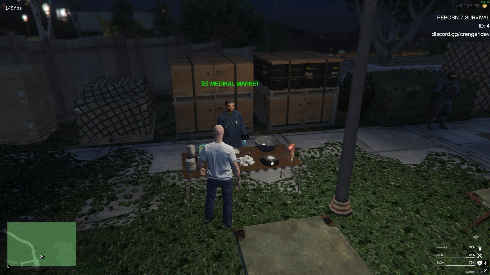 Zombi Tema Survival Temel Sunucu Paketi - Resim 13