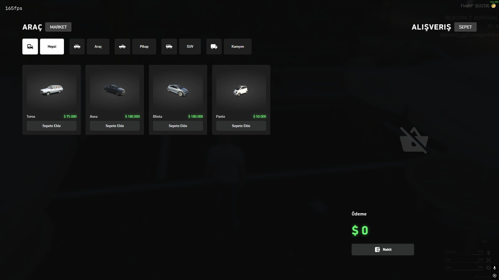 Zombi Tema Survival Temel Sunucu Paketi - Resim 28